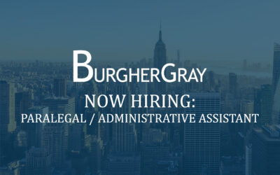 BurgherGray seeking a Paralegal/Administrative Assistant