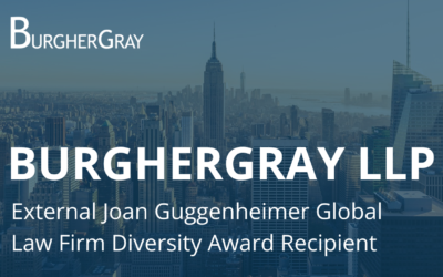 BurgherGray Receives JPMorganChase’s External Joan Guggenheimer Global Law Firm Diversity Award