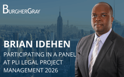 Brian Idehen participating in a Panel at PLI Legal Project Management 2026